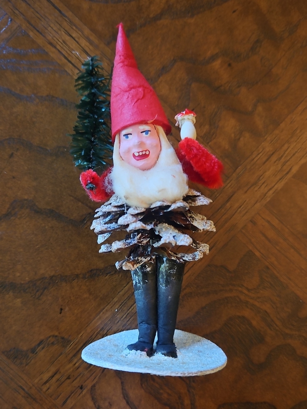 Vintage West German Pinecone Knome/Elf
